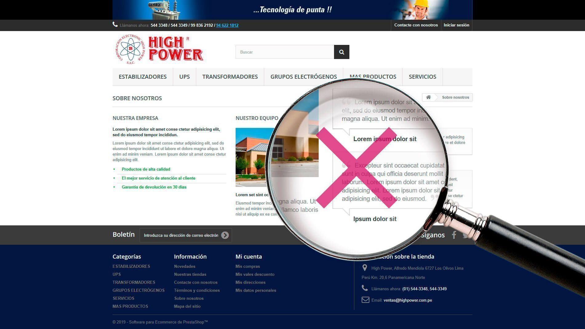 Nuvo 2 - Contenido Web: High Power